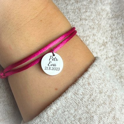 náramek s gravírováním