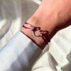 Náramek SRDCE na šňůrce – symbol lásky
