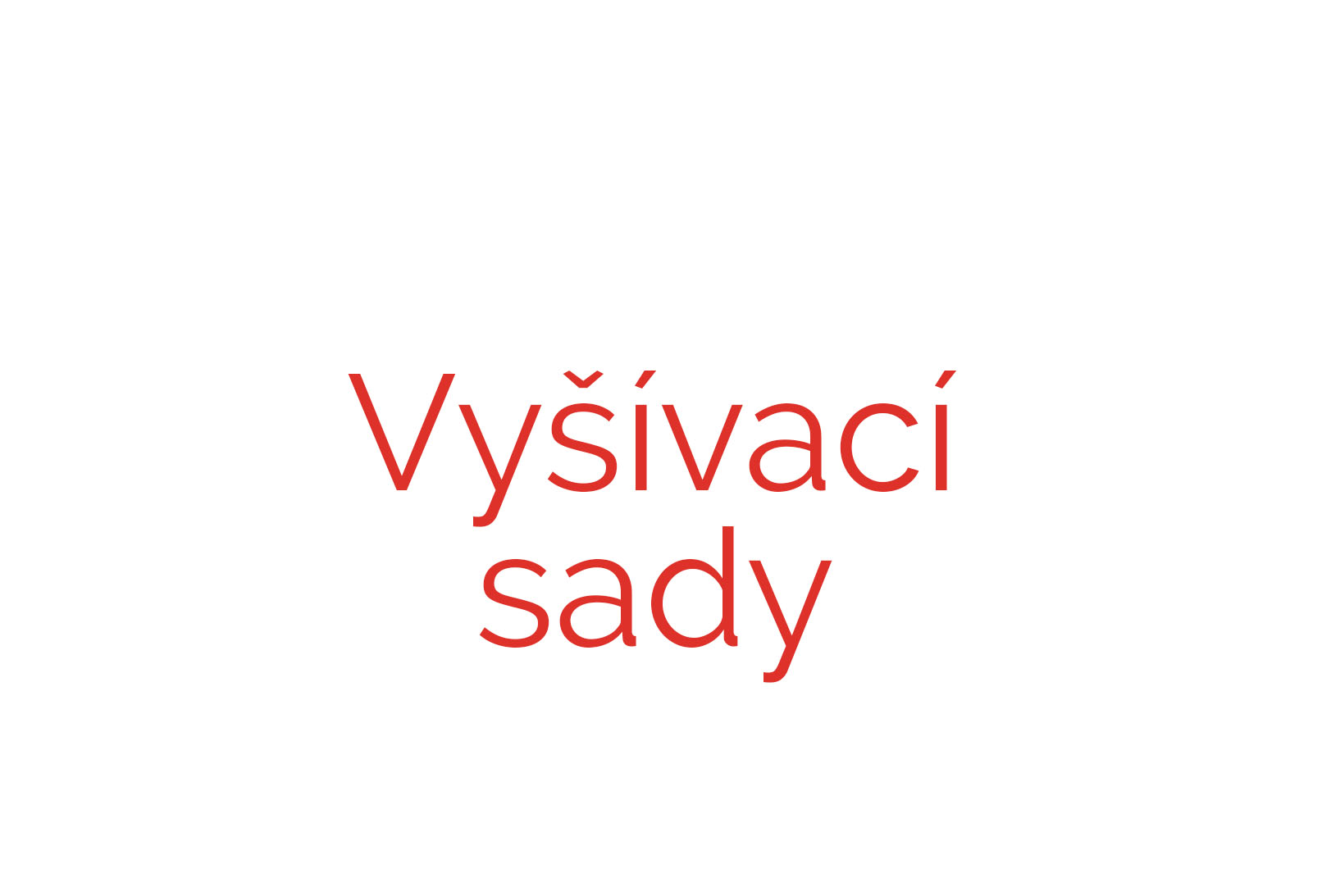 Vyšívací sady