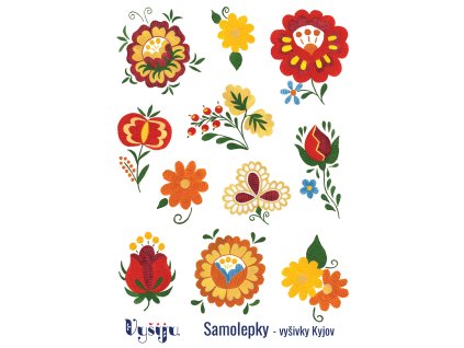 Samolepky - vyšivky