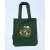 Bavlněné tašky - Květy výšivka