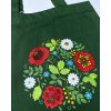 Bavlněné tašky - Květy výšivka