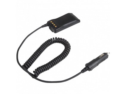 Napájecí kabel SAB04 12 V do vozidla, připojuje se místo akumulátoru (battery eliminator), pro digitální radiostanice Hytera PD785 a PD705