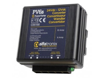 Měnič napětí Alfatronix PV6s DC 24/12V