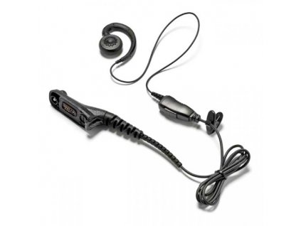 PMLN5975 Otočné sluchátko na ucho, mikrofon s PTT MagOne pro digitální radiostanice Motorola DP4000 MotoTRBO