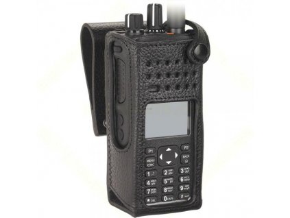 PMLN5840A kožené pouzdro s otočným okem pro radiostanice Motorola DP4800e