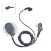 Sluchátko do ucha (pecka) Hytera ESM12 s in-line mikrofonem s možností ovládání hlasem (funkce) VOX pro radiostanice (vysílačky) HYT TC-610 a TC-700V
