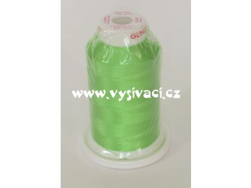 vyšívací nit Gunold Sulky zelená 1510, návin 1000m, viskóza