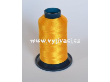 vyšívací nit žlutá tmavší ROYAL P009 5000m polyester