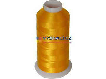 Vyšívací nit polyesterová P3037 žlutá