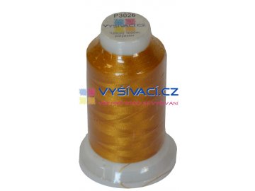 vyšívací nit polyester barva zlatá P3026 návin 1000m  36,30 Kč s DPH za kón při nákupu balení 10 kusů