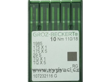 jehla TQx1 100 RG Groz-Beckert, balení 10ks