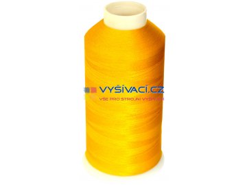 Vyšívací nit viskózová žlutá C012N