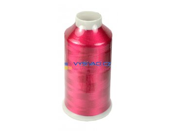 vyšívací nitě růžová fuchsia C056 návin 5000 metrů viskóza  108,92 Kč s DPH za kón při nákupu balení 12 kusů