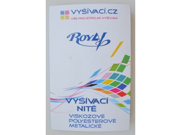 barevnice vyšívacích nití ROYAL