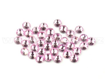 celobroušené hot-fix kameny Premium barva 105 Rose světlý, velikost SS6 až SS30, balení 144ks