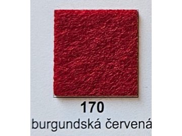 Filc 170 burgundská červená