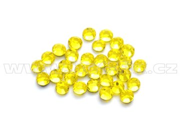 celobroušené hot-fix kameny Premium barva 112 Citrine, velikost SS6 až SS30, balení 144ks