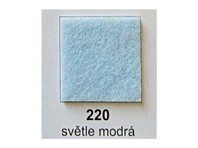Filc 220 světle modrá