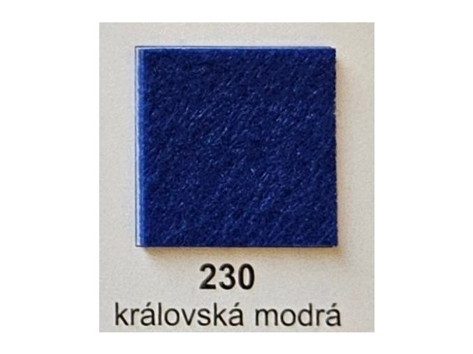 Filc 230 královsky modrá