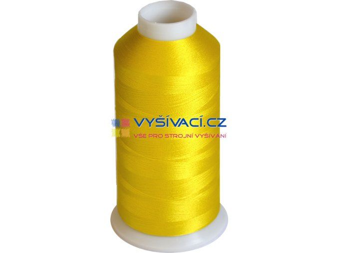 Vyšívací nit polyesterová P3034 žlutá