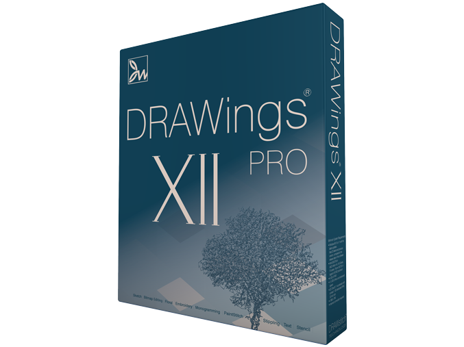 vyšívací software DRAWings XII PRO