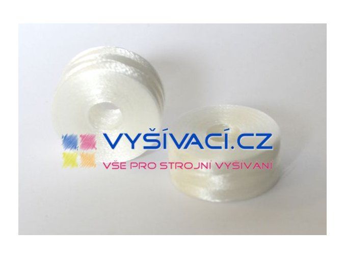 cívky předvinuté bílé bez středu
