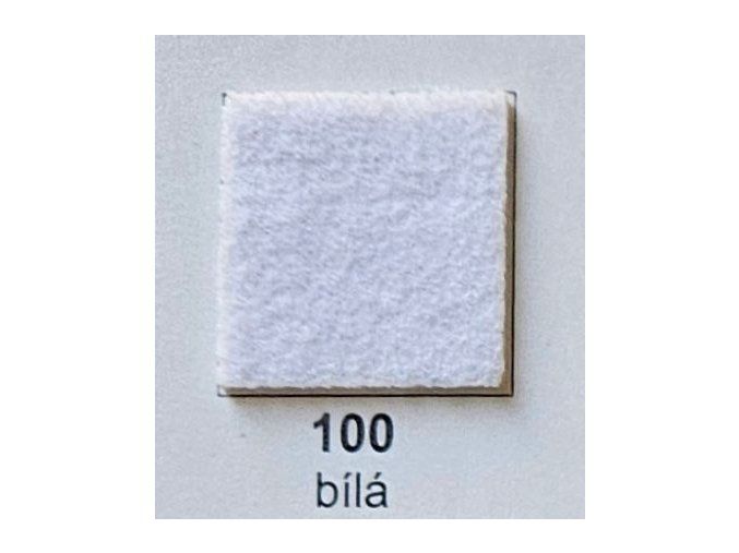 Filc 100 bílá