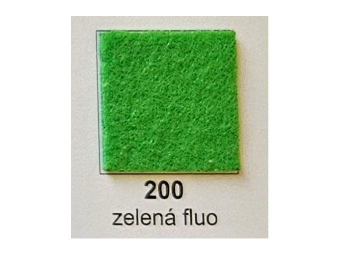 Filc 200 fluo zelená