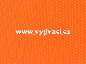 ELEGANT materiál pro vyšívání nášivek a aplikací š.150cm barva 155 oranžová signální