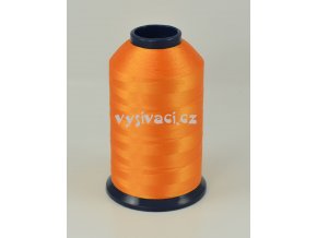 vyšívací nit oranžová ROYAL P189 5000m polyester