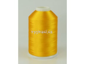 vyšívací nitě žlutá ROYAL C012 návin 5000m viskóza