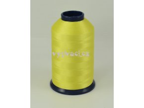 vyšívací nit žlutá ROYAL P004 5000m polyester