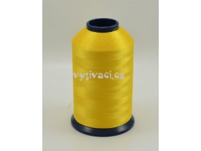 vyšívací nit žlutá ROYAL P007 5000m polyester