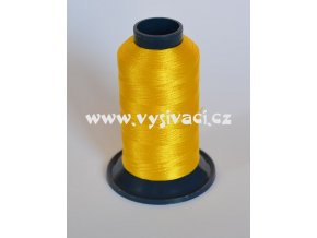 vyšívací nit žlutá ROYAL P008 5000m polyester