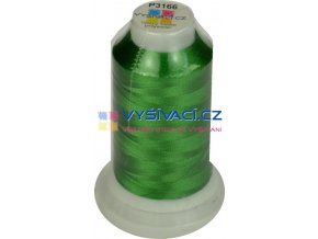 vyšívací nit polyester barva zelená P3166 návin 1000m  36,30 Kč s DPH za kón při nákupu balení 10 kusů