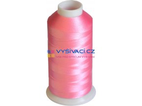 Vyšívací nit polyesterová P3084 růžová