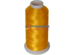 Vyšívací nit polyesterová P3037 žlutá