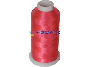 Vyšívací nit polyesterová P3086 růžová
