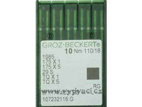 jehla TQx1 110 RG Groz-Beckert, balení 10ks