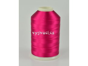 vyšívací nitě růžová fuchsia ROYAL C450 návin 5000 metrů viskóza