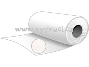 NOVOFIXIN N70b - pevný stříhací podkladový materiál pro vyšívání, gramáž 70g/m2, barva bílá, šíře 80cm, DOPRODEJ ZBYTKU ROLE  8,0m
