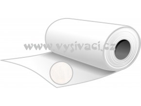 NOVOFIXIN N70b - pevný stříhací podkladový materiál pro vyšívání, gramáž 70g/m2, barva bílá, šíře 80cm, návin 10 nebo 100 metrů