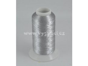 vyšívací nit metalická stříbrná ROYAL AS001, návin 2500m
