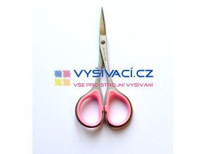 MS040A nůžky odstřihovací malé rovné růžové