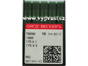 jehla TQx1  80 RG Groz-Beckert, balení 10ks