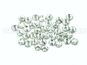 celobroušené hot-fix kameny Premium barva 101 Crystal, velikost SS6 až SS40, balení 144ks