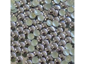 hot-fix kovové kameny na textil nažehlovací barva 09 bronz tmavý, vel. 2, 3, 4, 5mm, balení 100ks