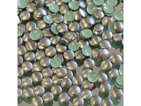 hot-fix kovové kameny na textil nažehlovací barva 10 bronz mat tmavý, vel. 2, 3, 4, 5mm, balení 100ks