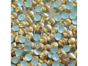 hot-fix kovové kameny na textil nažehlovací barva 35 hnědá, vel. 2, 3, 4, 5mm, balení 100ks